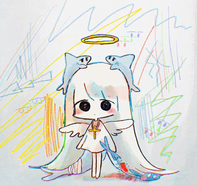  #見た人も無言で己の天使を上げる 
