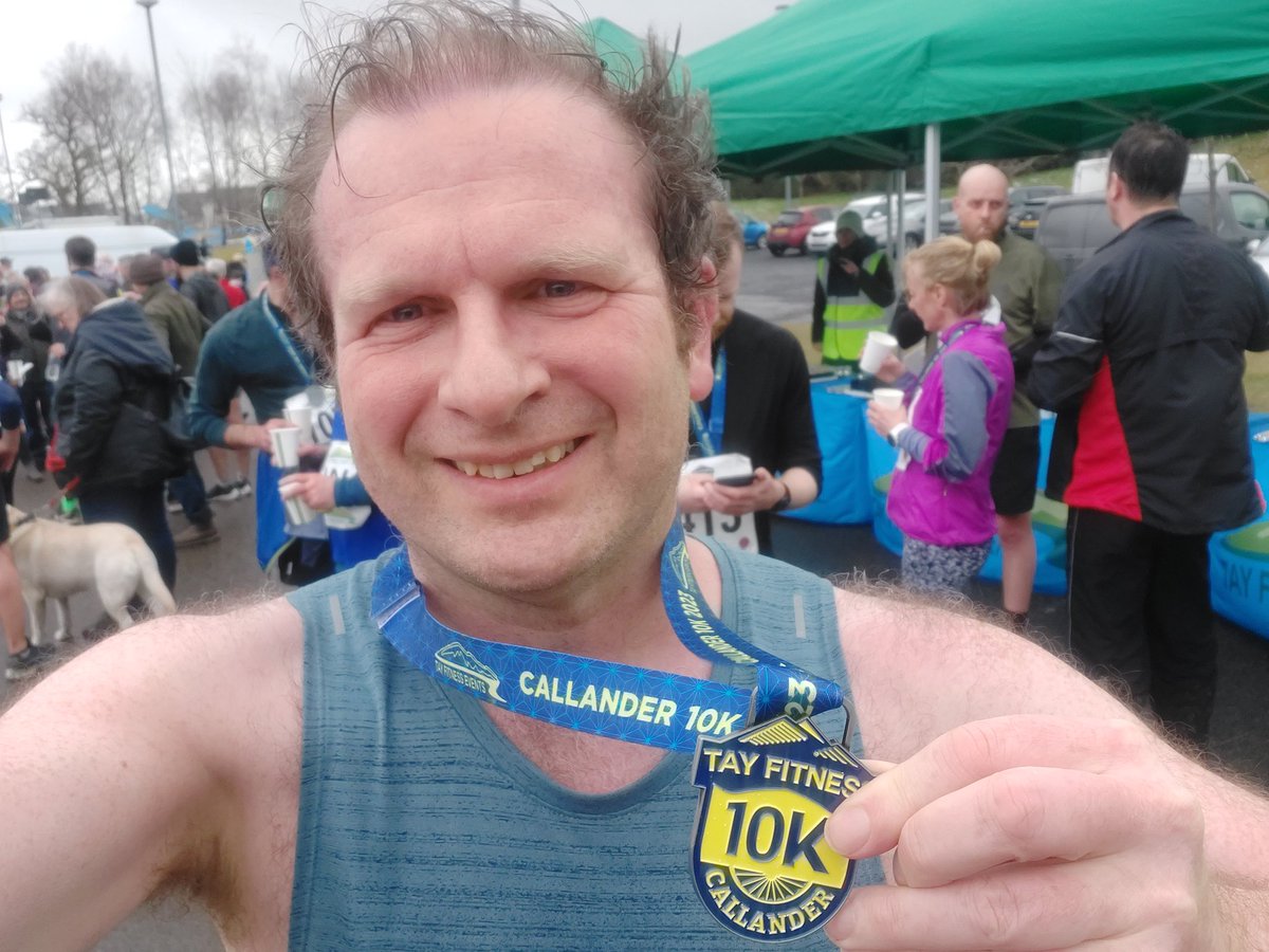 DrNikLaw's tweet photo. Just did 1stΓ 10k of year part of Tay Fitness. Callander 10k. Lovely route. Snow on ground but feeling great! #Callander10K https://t.co/9Kzo3RJDoC