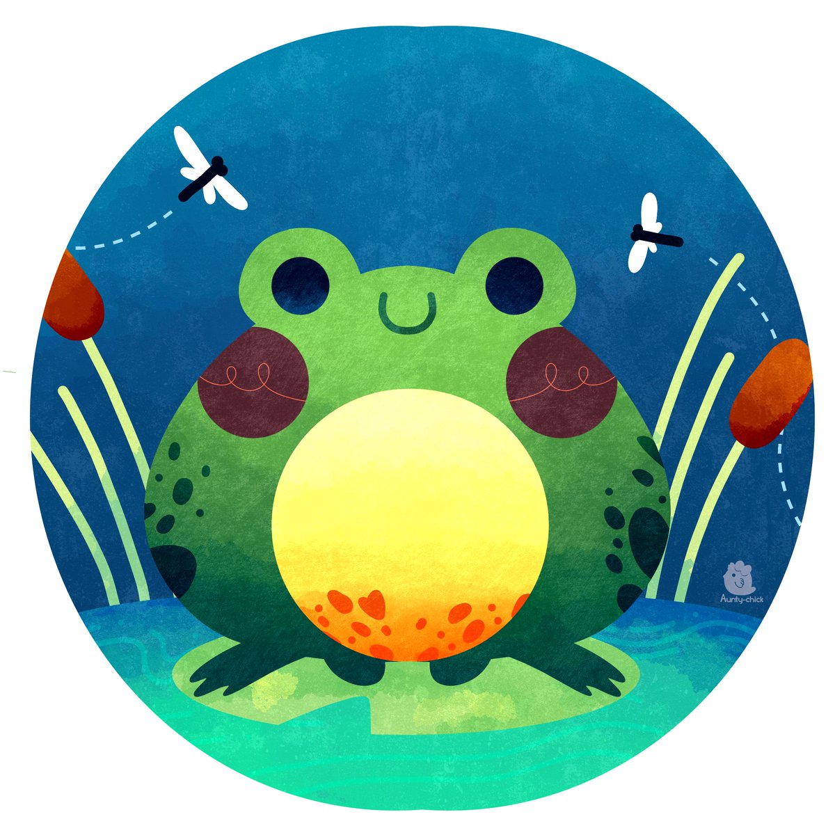 Frog 🐸💚

#イラスト #art #illustration #phreg #FROG #childrenbook #cute