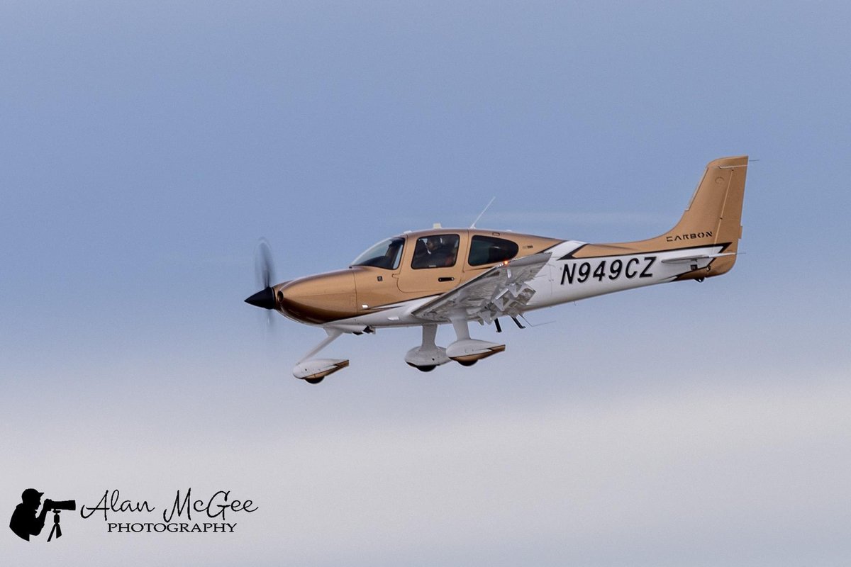Cirrus SR22T coming in for fuel today. <a href="/WICAirport/">Wick John O'Groats Airport</a>  #farnorthaviation