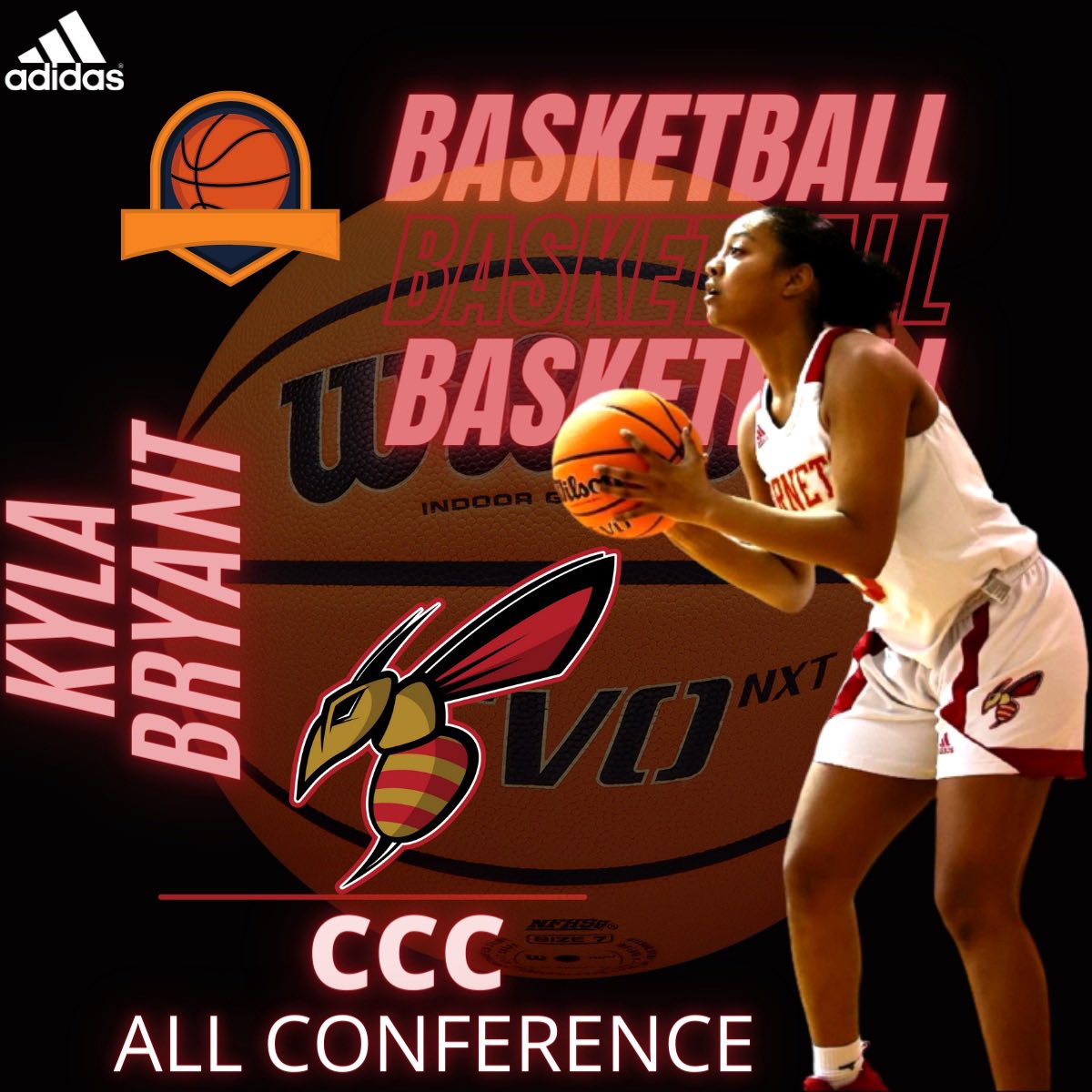 SHS_Hornets's tweet photo. @KylaBryant13 @MaKaylaNoble3 @NwaforIcesis @MaryMorg24 what’s left to say about your seasons?? Congrats on being named all conference players for the CCC! https://t.co/ZggvAArue7