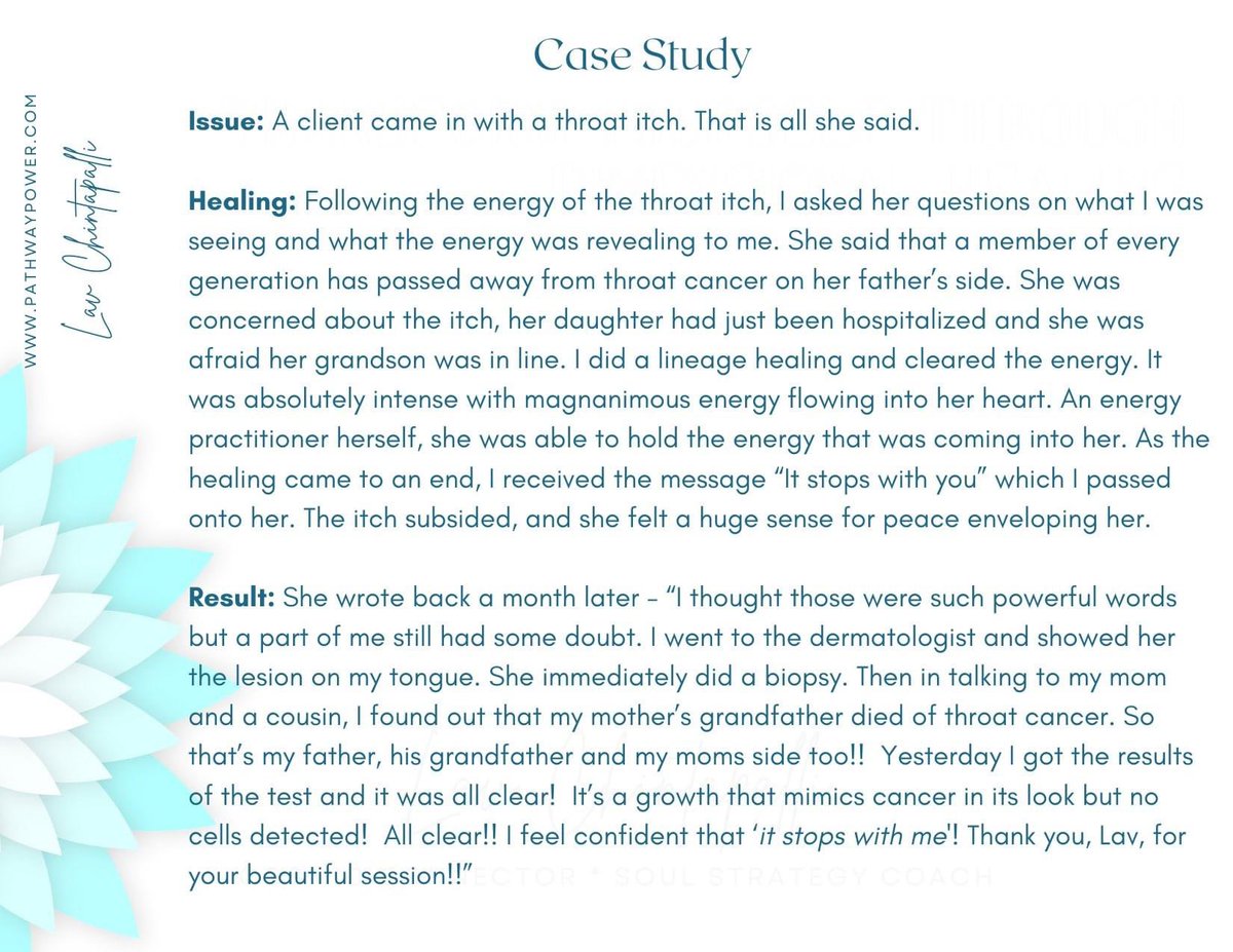 A case study from my #conscioushealing session. 

#consciousness #health #vitality