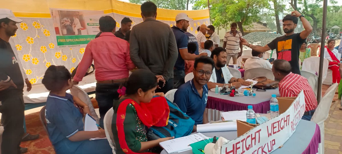 LifeKlf's tweet photo. ### jan ayushudhi prog. of GOI###
Org - KGP_ Life Foundation in association with Coromandel &amp; Impact Guru Foundation

#govtofIND
#janayushudhiprogram
#globalhealthcamp
#kharagpurlifefoundation
#impactgurufoundation
#coromondel
#freehealthcheckup https://t.co/ggGzdRDGwO