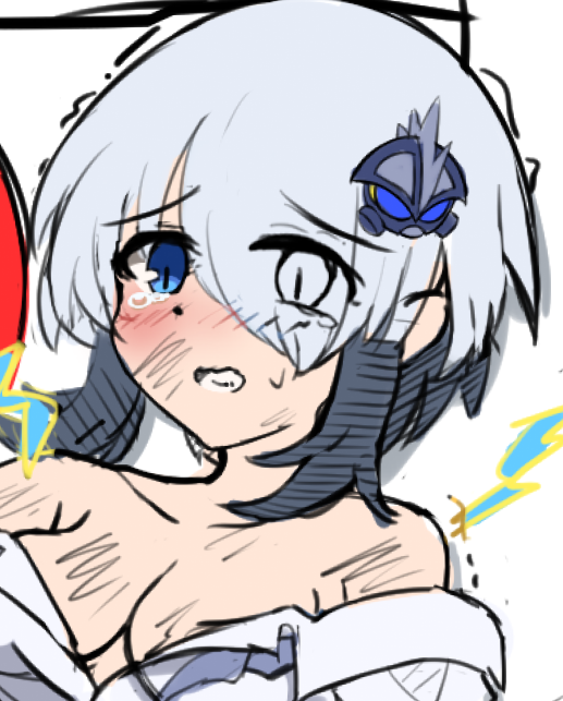 skebのWIP
グレイちゃんに寄せるには眼を大きく描かないといけないっすね 