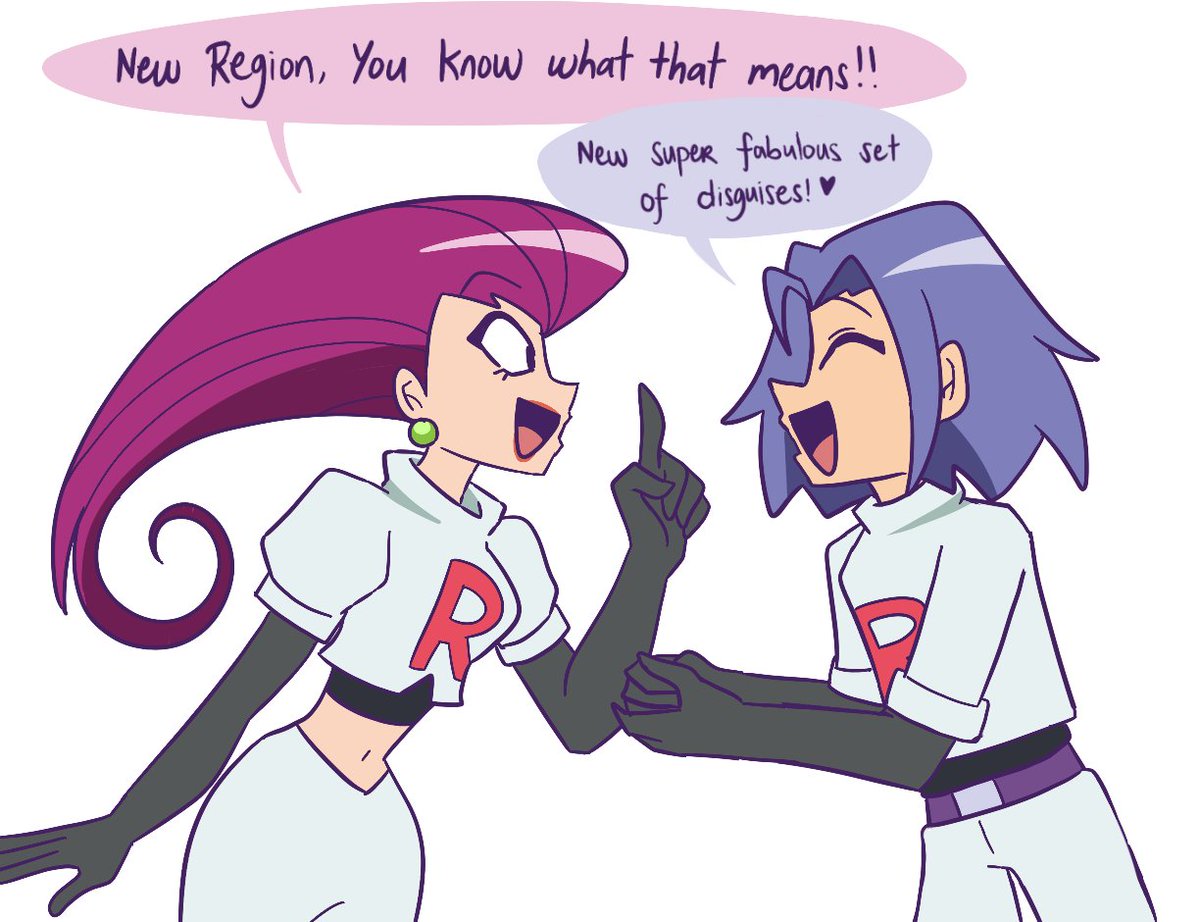 EMositeCC's tweet photo. Jessie and James does a little trolling (1/2) #anipoke https://t.co/ZEVWvIz6RG