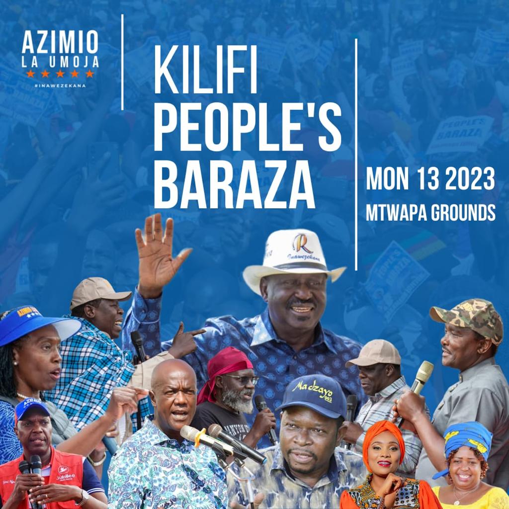 RailaOdinga's tweet photo. Kesho tutakua Mtwapa, Kilifi County. https://t.co/bbXZcnoqBe