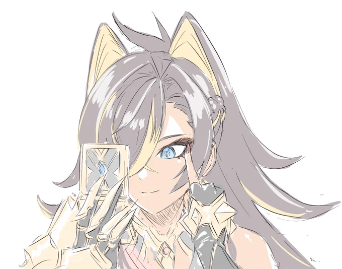 ディシアの待機モーションをみてしまうと可愛くて普段カッコいい彼女とのギャップで更に惚れてしまう 