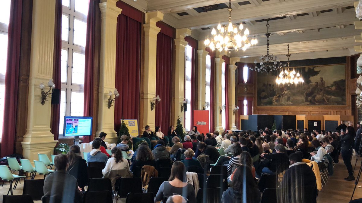 AcademieClimat's tweet photo. #ClimatLibeTour
 Reprise des conférences cette après-midi avec 👇
« Paris manquera-t-elle d’eau en 2050 ? » 
 
Avec @HazizaEmma, @BenjaminGestin, Salomé Guilbert. Rencontre animée par @MargauxLacroux https://t.co/TCdc6oi14t