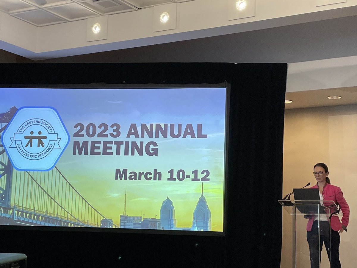 The ⁦<a href="/SocPedResearch/">SPR</a>⁩ Pres, Dr. K. Ackerman ⁦<a href="/Ackerdoc/">Kate Ackerman, MD,MBA</a>⁩ giving an update on nat’l SPR activities ⁦<a href="/EasternSPR/">ESPR</a>⁩ at Sunday AM plenary RT ⁦<a href="/vyapmd/">Vivien Yap</a>⁩ ⁦<a href="/jayasreenairneo/">Jayasree</a>⁩ ⁦<a href="/LoisLeeMD/">Lois Lee, MD, MPH</a>⁩ ⁦<a href="/DeepaliHandaNeo/">Deepali Handa MD MBA</a>⁩ ⁦<a href="/RanjithKamity/">Ranjith Kamity</a>⁩ ⁦<a href="/chandrpk/">Praveen</a>⁩