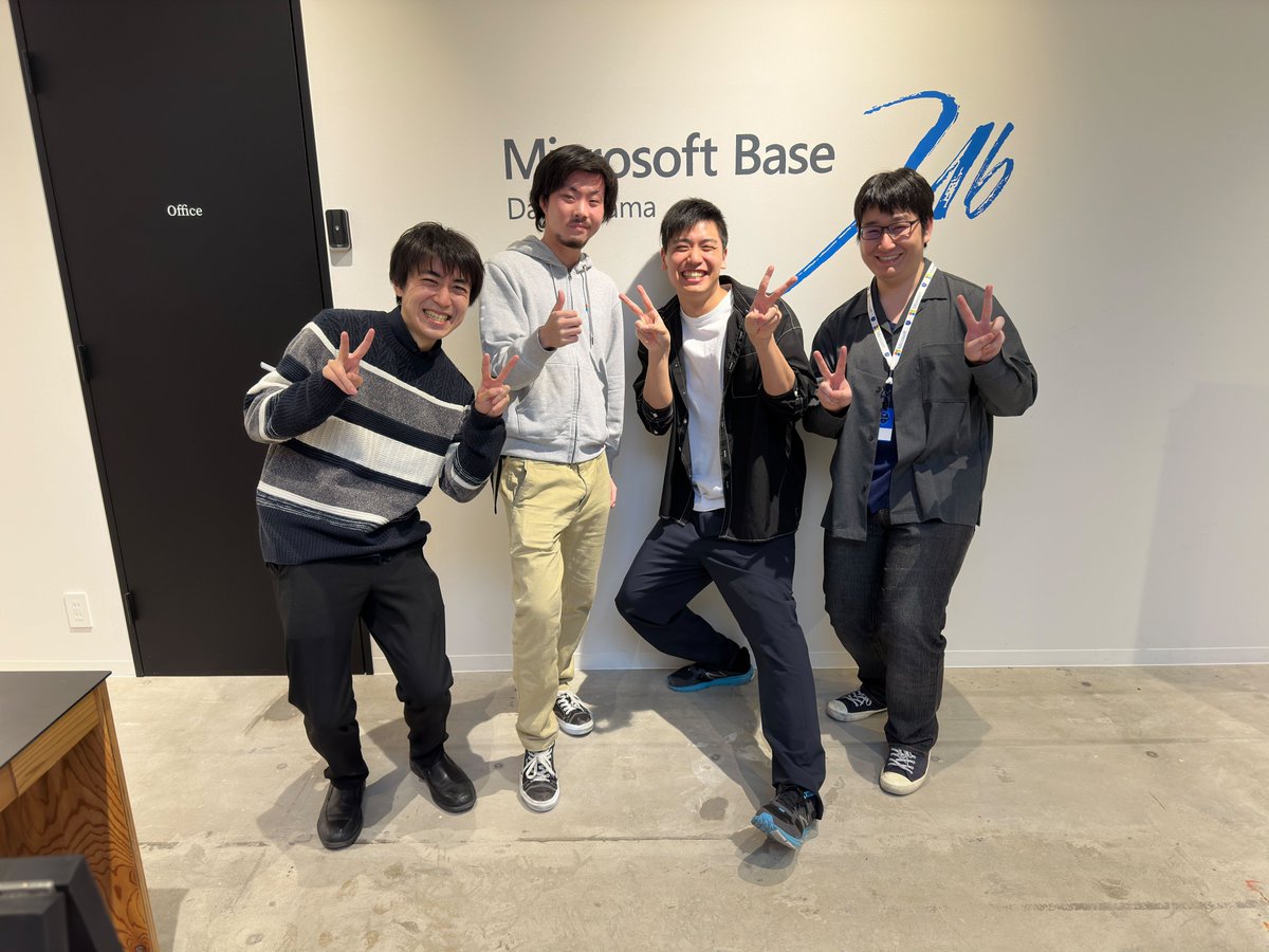 _mspjp's tweet image. MLSA 卒業式＆歓迎会！@ Microsoft Base 代官山 にご参加頂いた皆様、ありがとうございました！
今月で @takunology_net と @ninisan_drumath は卒業となり、新しく @Tsora1216 が加入します！
今後ともよろしくお願いいたします✨
 #mstechcampjp