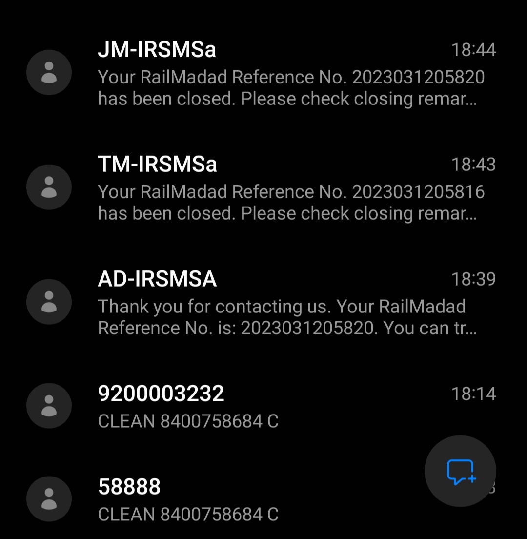 DSKuntal's tweet photo. @RailMinIndia @wc_railway 
PNR 8400758684 Train no. 13238 Coach S5 कोच एवं टॉयलेट में बेहद गन्दगी है, बदबू भी आ रही है, रेल मदद पोर्टल और 139 पर शिकायत भी की 4 मिनट बाद ही शिकायत बिना किसी समाधान के बन्द करने का मोबाइल पर SMS भेज दिया। @AshwiniVaishnaw जी क्या ये सही है। https://t.co/Au5zrm991Z