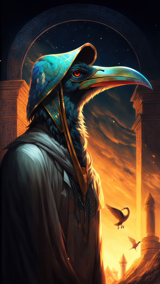 AncientNerdsDAO's tweet photo. Congratulations @Rickie087  for winning Thoth from the video series "Thoth and the Emerald Tablets"! 🎉🥳🍻

https://t.co/CZ8W876dty

#NFTGiveaways #AIart  #digitalcollectibles https://t.co/q1sRMgSzFB