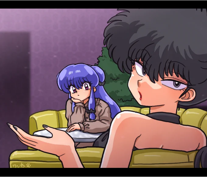 じゃあ 珍しいとこ#女の子二人のイラストを貼る見た人もやる 