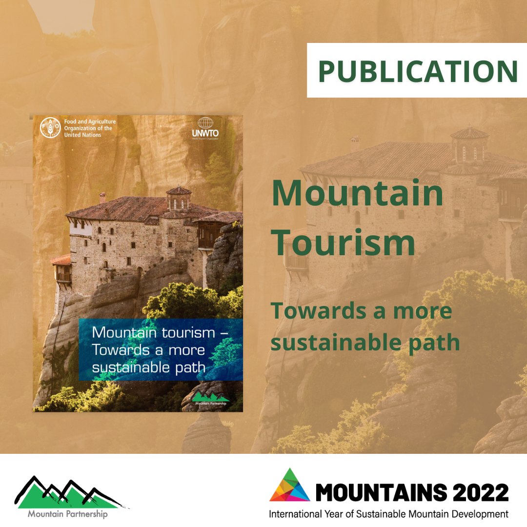 UNmountains's tweet photo. Read about the important role that tourism can play in valuing the natural and spiritual heritage of mountains, and the cultural diversity and traditional practices of mountain peoples: https://t.co/gfnpCULV8Q

#MountainsMatter #MountainTourism #SustainableMountainDevelopment https://t.co/1PcsEXwQKM