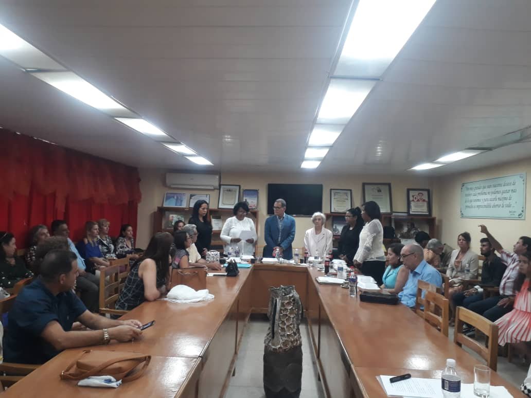 FlorElen2's tweet photo. Culmina calificado de Excelencia el ejercicio de Defensa Doctoral de la doctoranda Elianis Ocaña Samada. Salud y éxitos . #UCMHo ya cuenta con una nueva Doctora en Ciencias. #VamosPorMas #MejorEsPosible https://t.co/ZWDmn86uMV