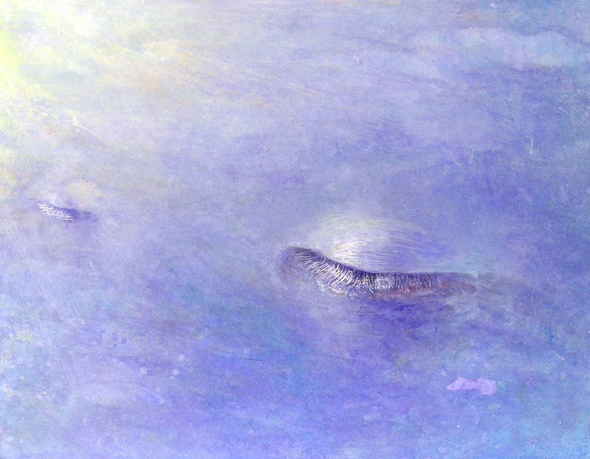 no humans fish painting (medium) traditional media scenery water ocean  illustration images
