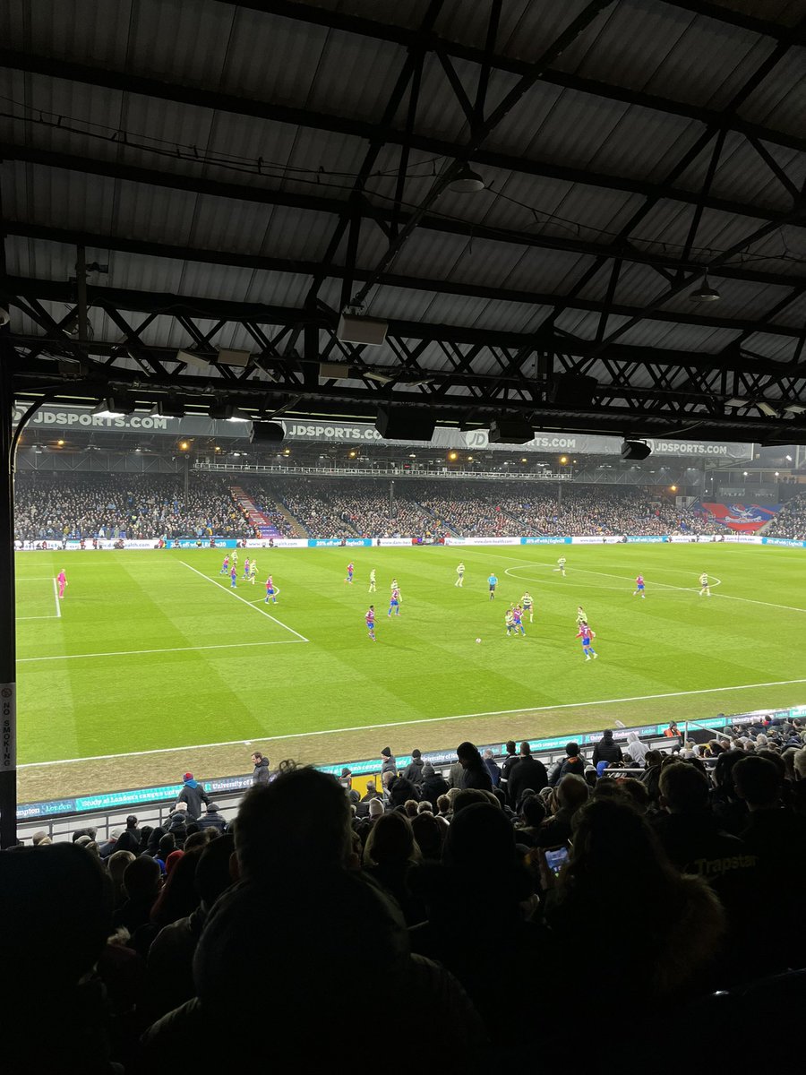 SteffanPopham's tweet photo. Weekends off still involve football. Enjoyable game at Selhurst https://t.co/RExjIDa7Sf
