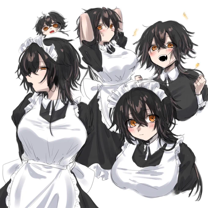 メイドと聞いて #これを見た人はメイドをTLに放流しよう 