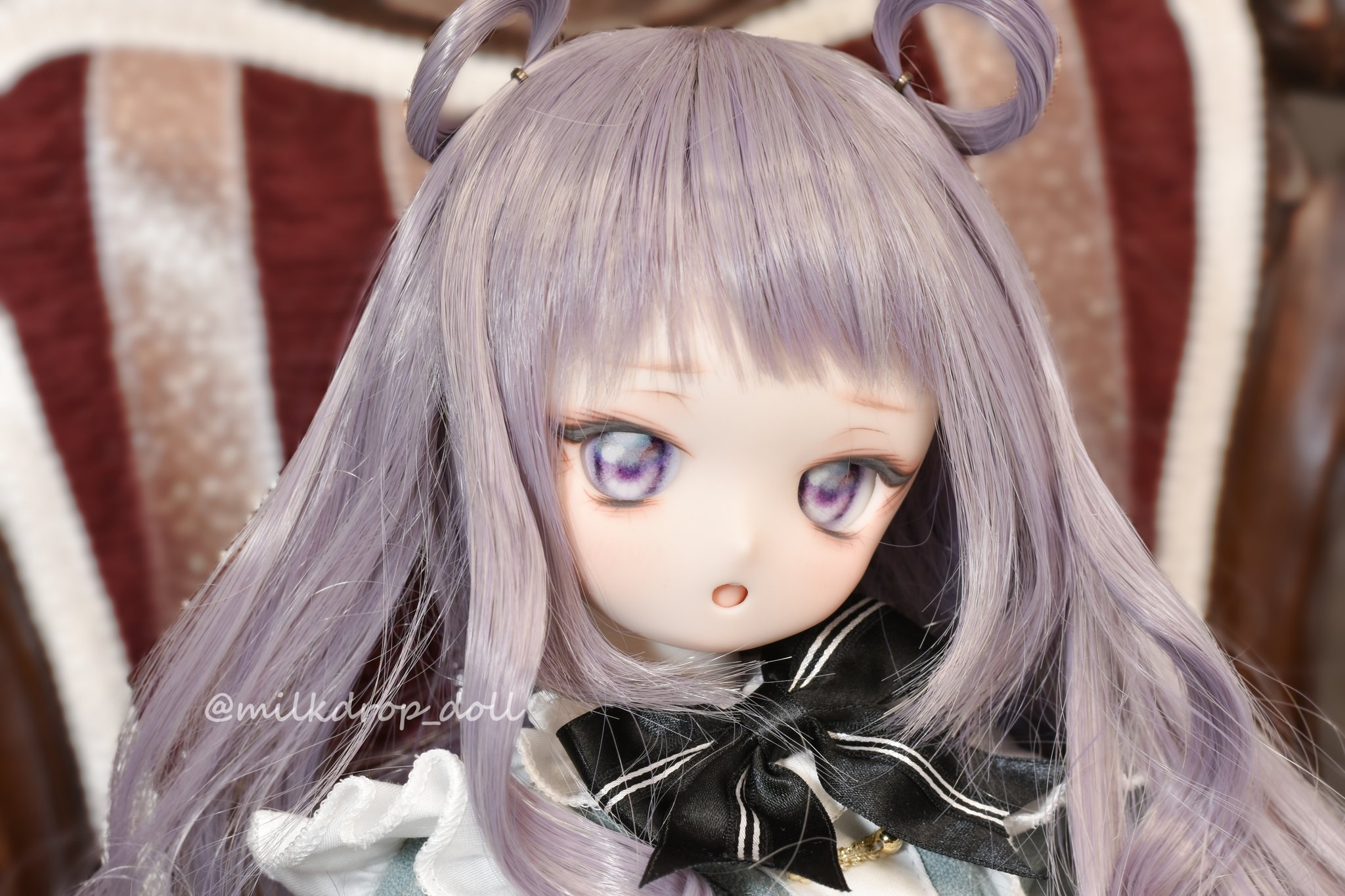 Imomodoll 興味深く カスタムヘッド 1/4 DIDI 半白 セミホワイト相当