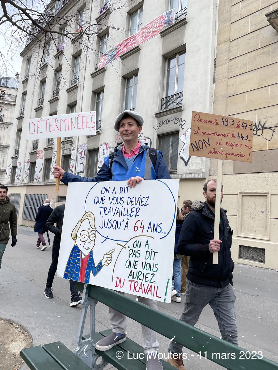 #7mars + #11mars = #marsrouge 
#reformedesretraites #64ansCestNon #retrait #jusquaubout #paris #retraitreformedesretraites