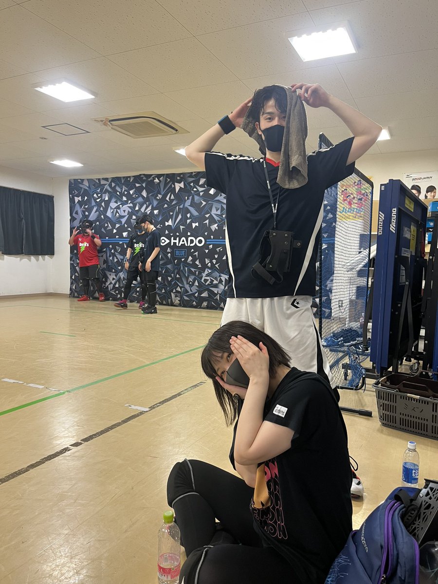 本日のADVANCE CUPは3位という結果でした！
非常に悔しい結果となったので、大会後も練習！
Arc-A'sさん(<a href="/Arc_As_HADO/">Arc-A’s @HADO</a> )
暁さん
ありがとうございました！
次こそは！！