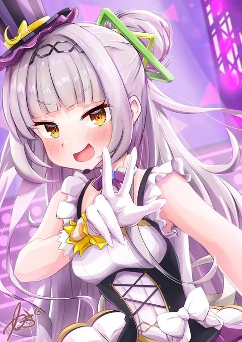 #紫咲シオン生誕祭LIVE#シオンの書物 シオンちゃんお誕生日おめでとう&ライブお疲れ様(ライブのホログラ演出毎回やって欲しいくらい面白かった) 