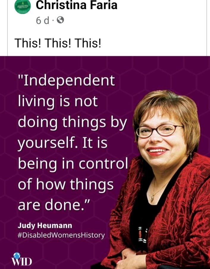 OtGita's tweet photo. Can't agree more
#OccupationalTherapy
#FunctionalIndependence
#IndependentLiving https://t.co/PcRZYAJCOh