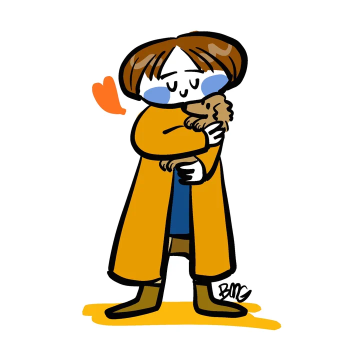 お友達の似顔絵 