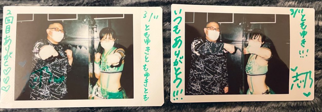 TheTomoyuki's tweet photo. #鈴木志乃 さんとは本来 有明コロが初対面の予定でしが、大きく早まり #アイドライズ で逢えました🙇🏻‍♂️

SHOWROOMで観る何十倍も生は可愛いくてビビった😍
そして「キャラ濃いのが来たwww」って笑われた⁉️
これからもこのキャラ濃い奴を宜しくお願い致します🙇🏻‍♂️笑
@uug_p_hikari #アプガプロレス  #tjpw https://t.co/FLuRescNDF
