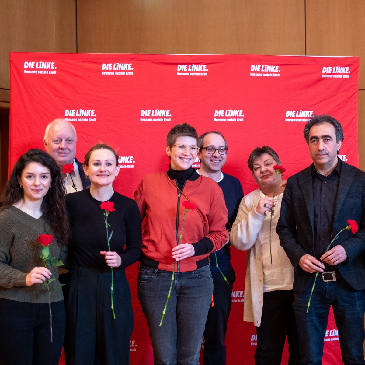 dielinkeffm's tweet photo. Mit @AGerntke (WK34), @DeptaMagdalena (WK35), Eyup Yilmaz (WK36), @ljubljena (WK37), @michael_muell80 (WK38) &amp; Monika Christann (WK39) treten sechs tolle Genoss*innen zur #ltwhe an. ❤️ Unser Hessen: Antifaschistisch. Ökologisch. Solidarisch. Gerecht. #dielinke #machthessengerecht https://t.co/H6g0AIACxM