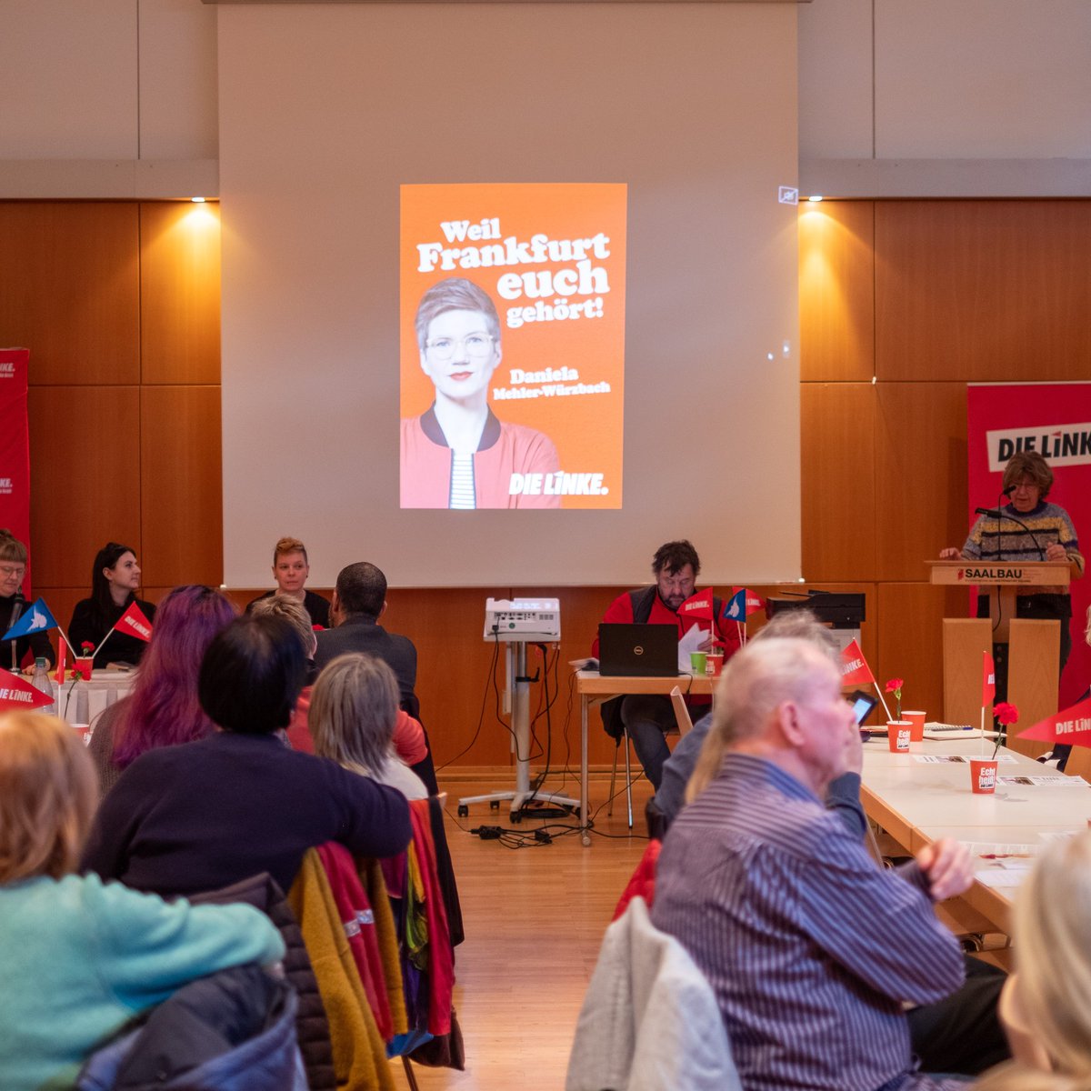 dielinkeffm's tweet photo. Mit @AGerntke (WK34), @DeptaMagdalena (WK35), Eyup Yilmaz (WK36), @ljubljena (WK37), @michael_muell80 (WK38) &amp; Monika Christann (WK39) treten sechs tolle Genoss*innen zur #ltwhe an. ❤️ Unser Hessen: Antifaschistisch. Ökologisch. Solidarisch. Gerecht. #dielinke #machthessengerecht https://t.co/H6g0AIACxM