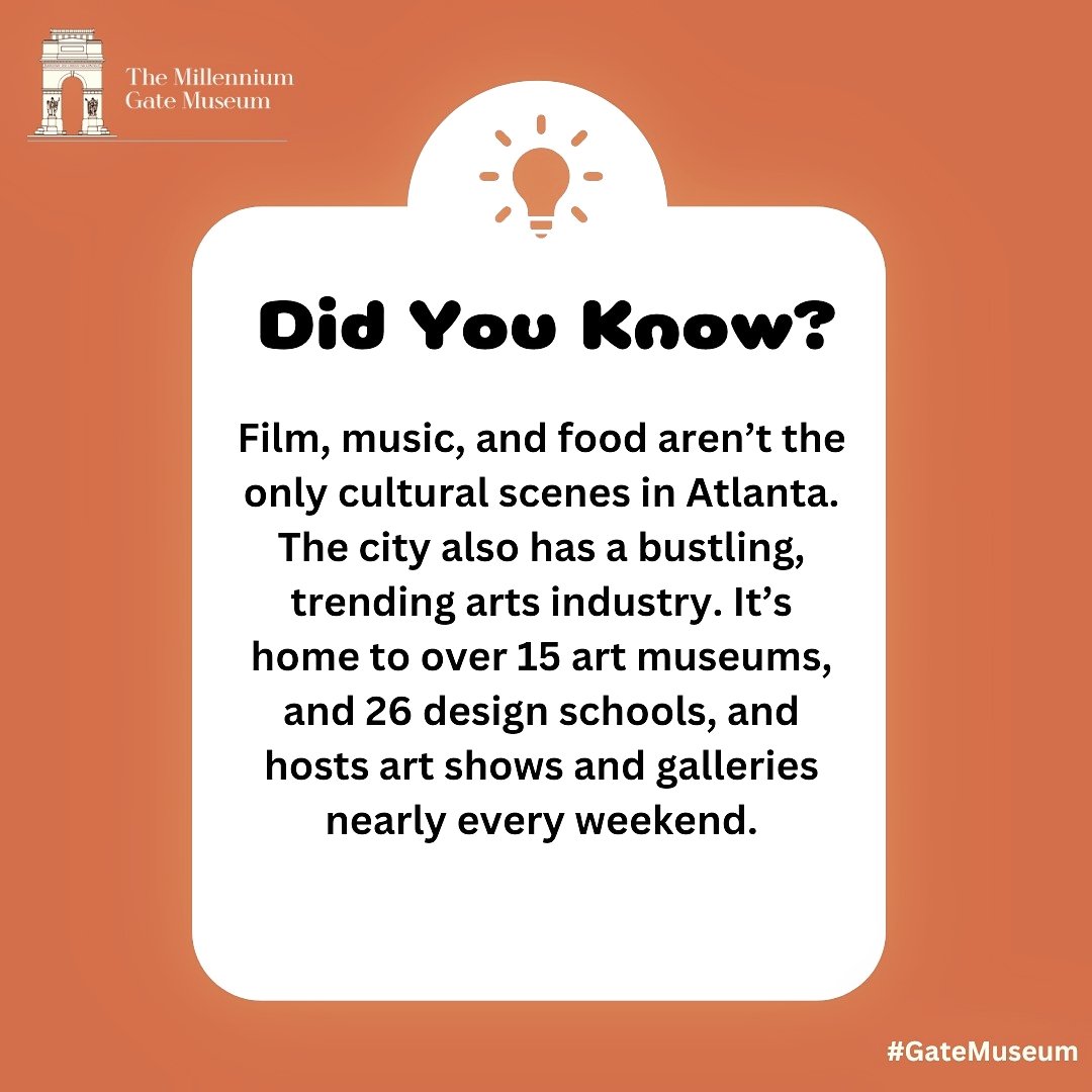 If you love art, you'll surely love Atlanta.

#ArtCulture #ArtMuseun #Atlanta #Georgia #GateMuseum #MillenniumGate
