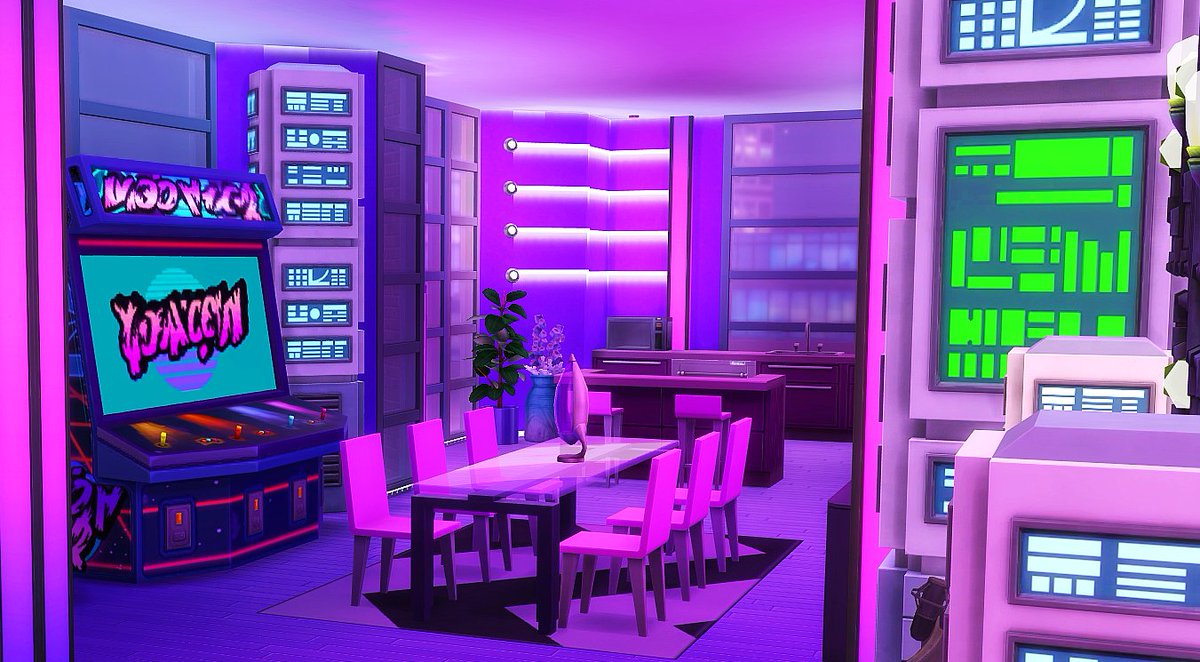 👾cyberpunk apartment👾
👾video here: youtu.be/4-Q-RPK_NpA
#TheSims4 #Sims4 #Sims4Builds