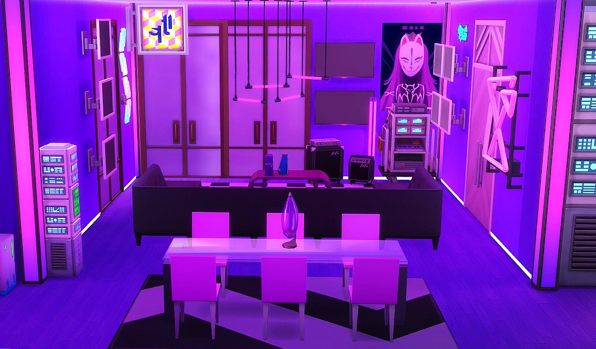 sydmacYT's tweet photo. 👾cyberpunk apartment👾
👾video here: https://t.co/Dsz6sc9y7B
#TheSims4 #Sims4 #Sims4Builds https://t.co/vIoLDMpOQK
