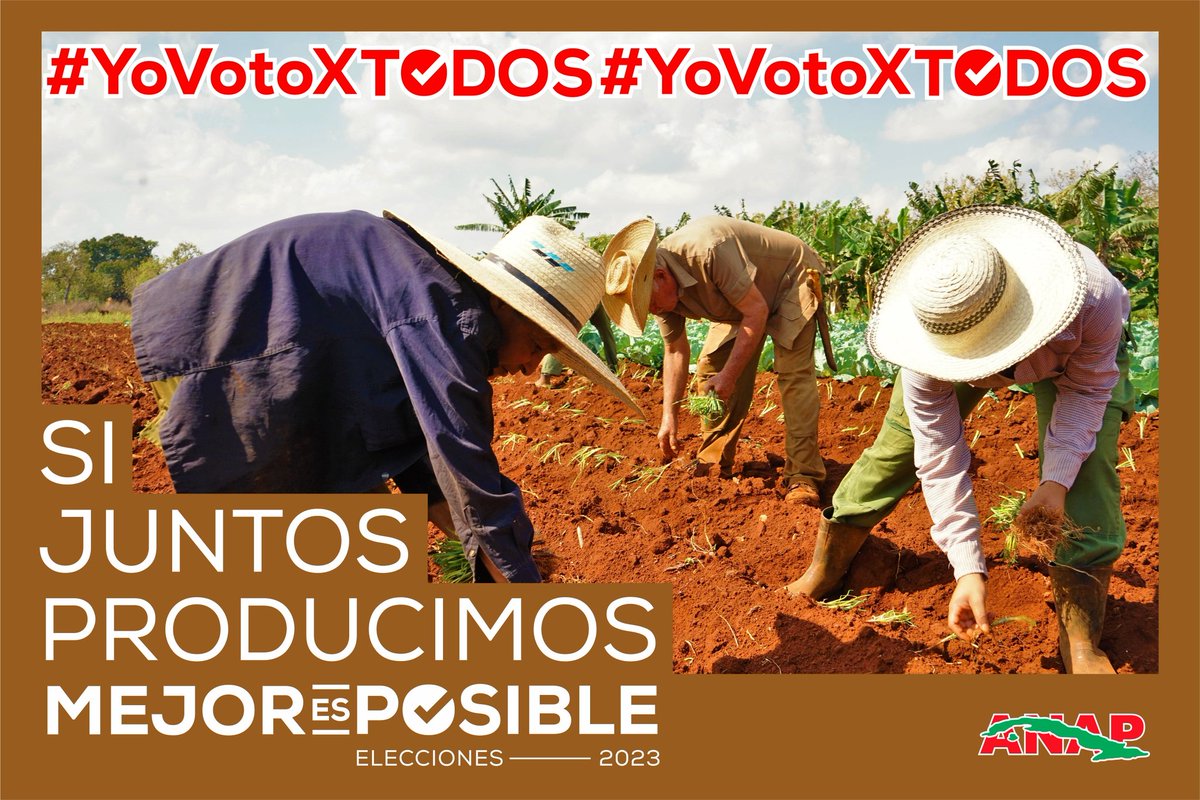 Félix Duarte Ortega, miembro del Secretariado del Comité Central del Partido Comunista de Cuba, clausuró el encuentro nacional de cooperativas de producción agropecuaria, a quienes ratificó que trabajando unidos defendemos la Revolución y #MejorEsPosible 
#AnapCuba
