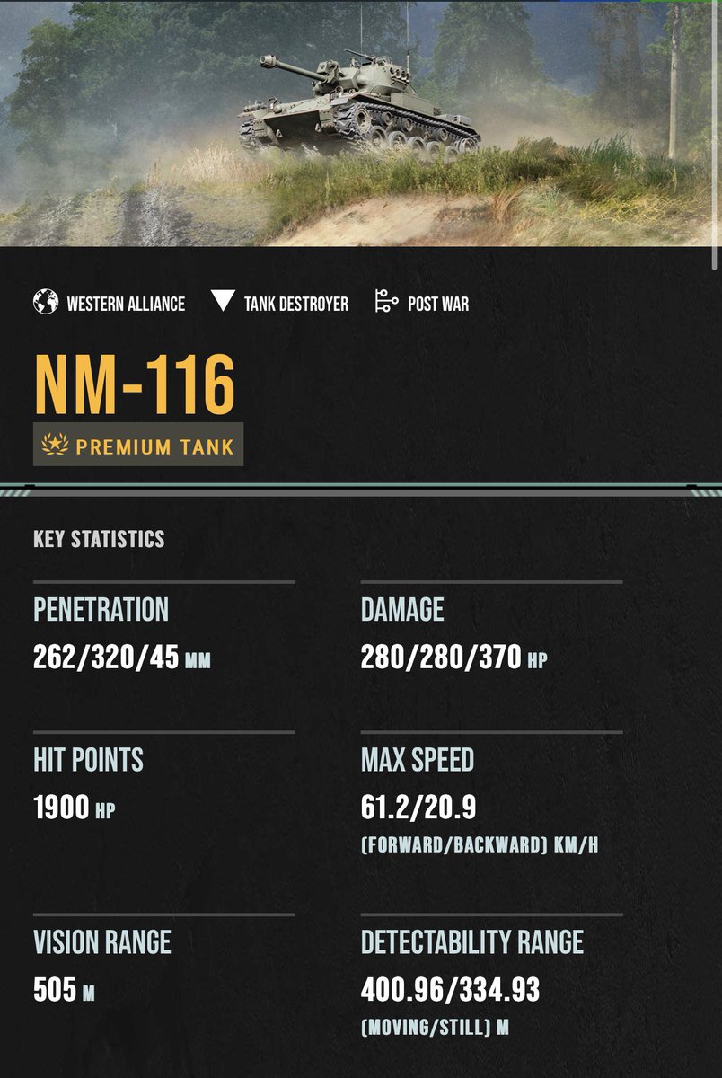Giveaway for NM-116 >RULES< -Follow and Like -Retweet -Comment with your GT and Console Will select the Lucky Winner 3/26/23 During our Live Stream twitch.tv/KaunasLTU @WESTW33ZY @Girlydevil2 @CplPunishment4 @WoTConsole @TwitchSIE @darmunists @veltorano @WoTConsole