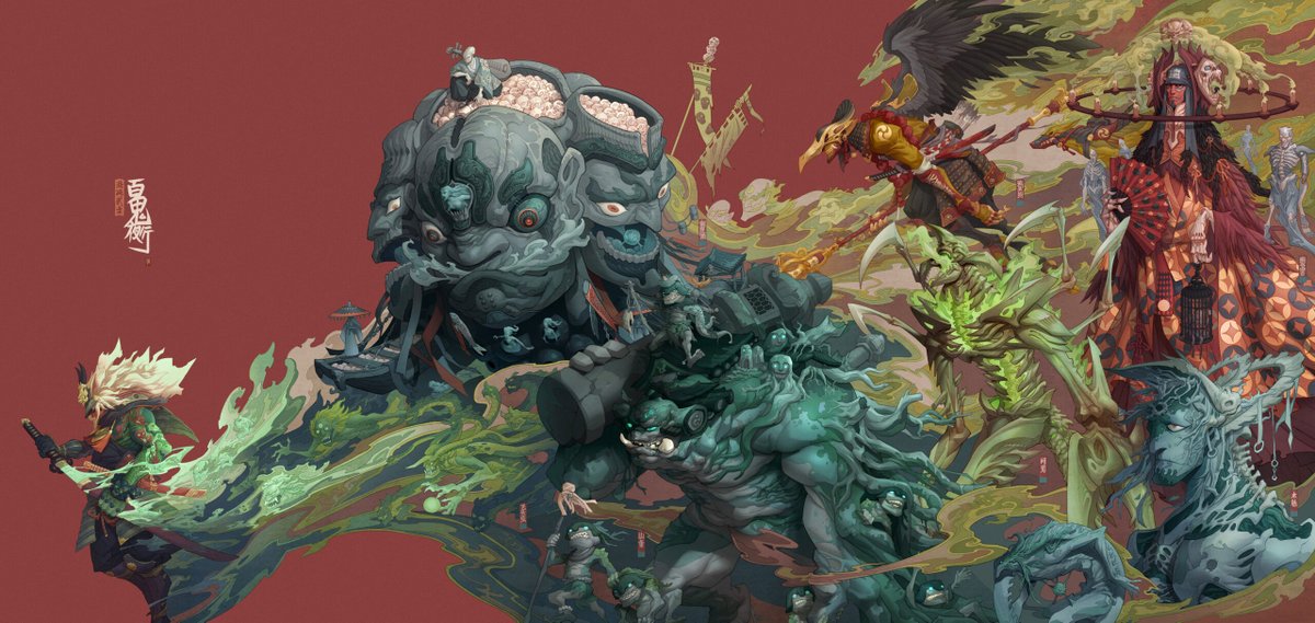 「The Art of Hua LuGallery and Details :  」|IAMAGのイラスト
