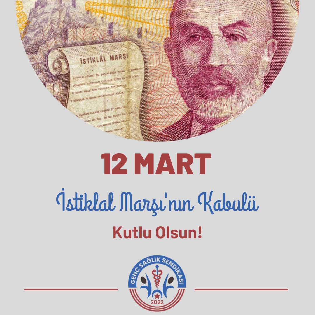 gencsagliksentr's tweet photo. Mehmet Akif Ersoy'un “Kahraman Ordumuza” hitaben yazmış olduğu şiir, 12 Mart 1921 tarihinde Birinci Türkiye Büyük Millet Meclisi tarafından İstiklal Marşı olarak kabul edilmiştir. https://t.co/eX00RAlRQQ
