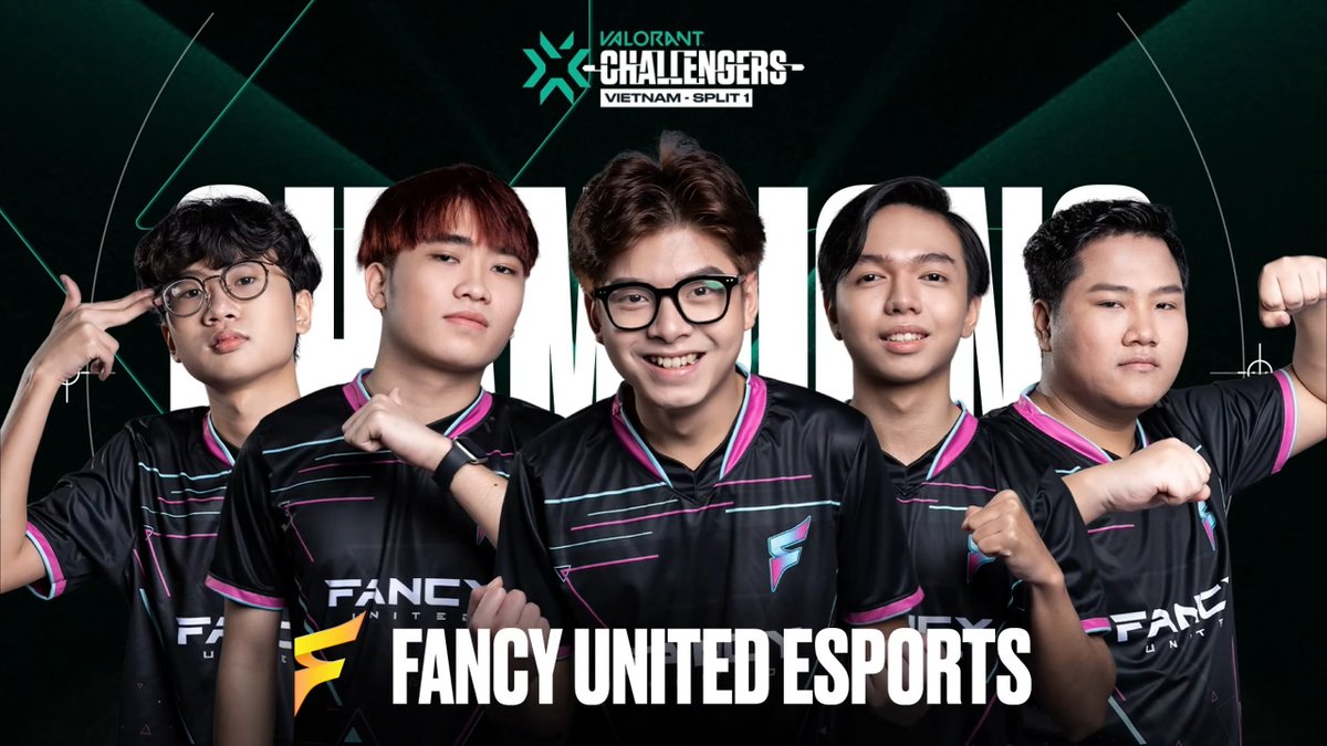 VALO2ASIA's tweet photo. π»π³ Fancy United Esports (@FANCYUTD) have triumphed in VCL Vietnam Split 1, defeating π»π³ Team Big BAAM 3-1 in the grand final!
Haven 13-10
Ascent 13-2
Split 10-13
Pearl 13-6
#VALO2ASIA #VCT #VCTVN #VCTVietnam https://t.co/8Ge9uQSzV5