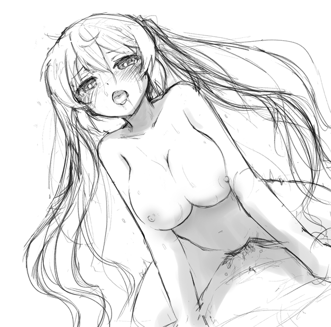 なんか塗るたびに線画ので良いと思ってた感じから離れていってしまってお蔵入りしちゃってる村雨 