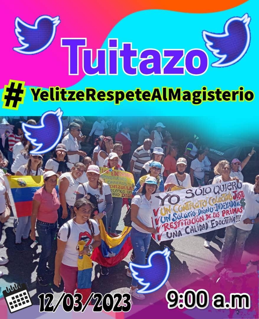 GremioDocente's tweet photo. Buenos días Colegas vamos con la Etiqueta #YelitzeRespeteAlMagisterio
Ya basta que la ministra y el Patrono se burlen de nosotros.... DIGNIDAD SEÑORES!!! https://t.co/MnTqcr8I2T