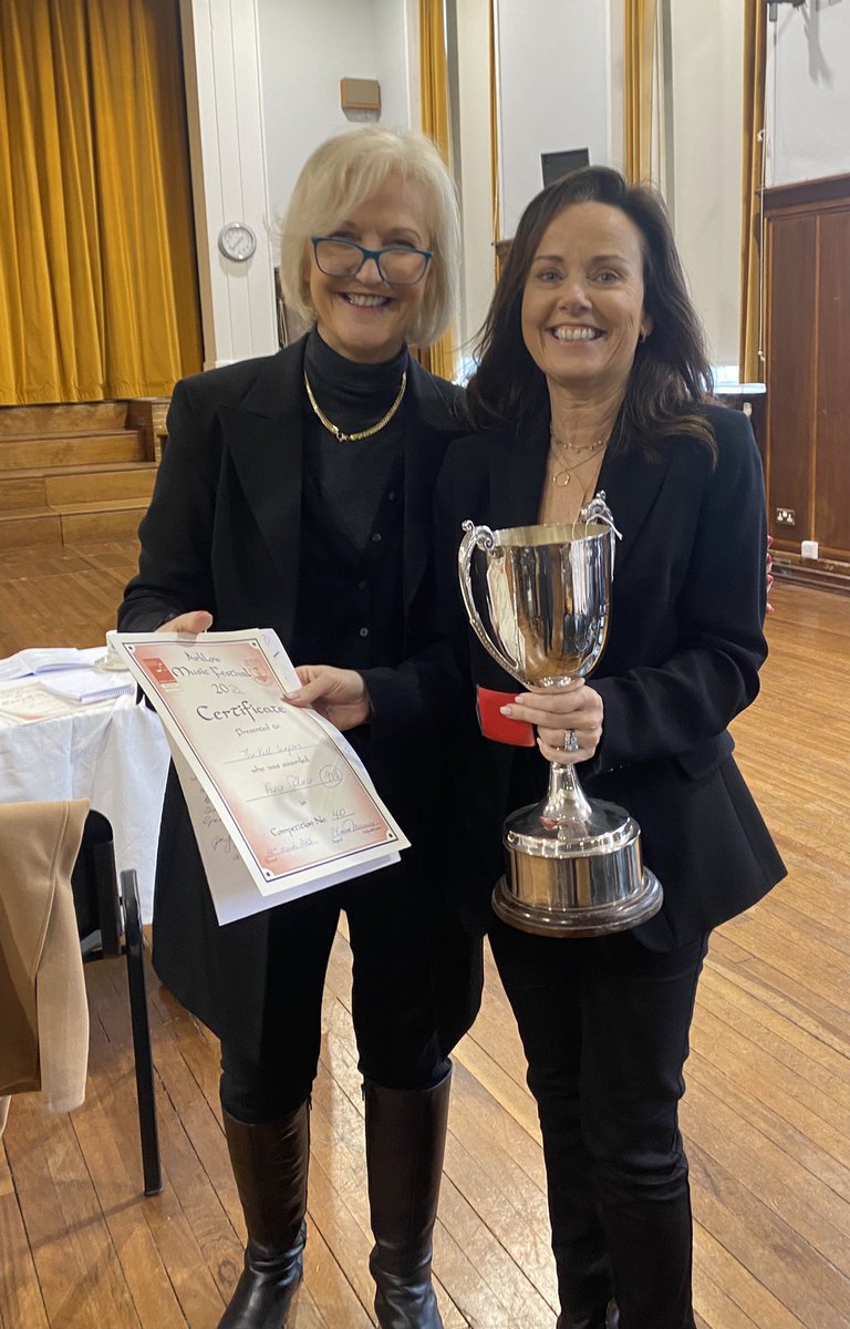 Just won our first competition of 2023 @ Arklow Music Festival. 🍀🍀🎉🎉🎉