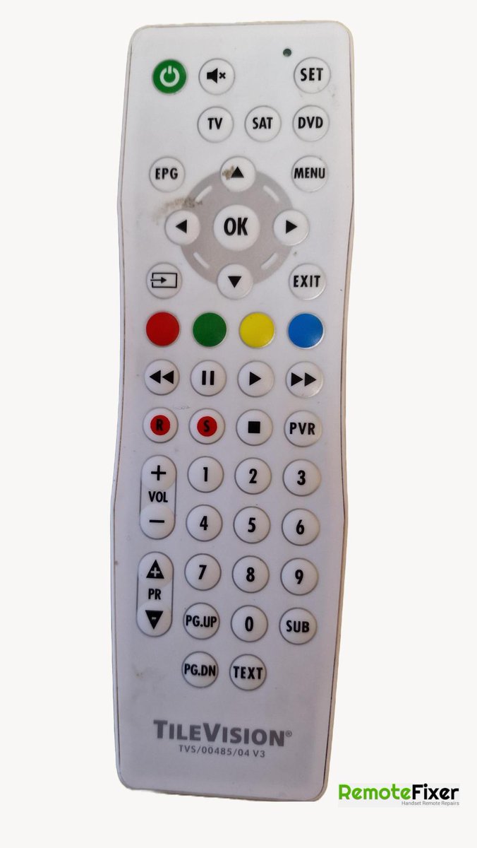 Tilevision Remote Control Repair (Ref 15301-20)

If you have a faulty remote we may be able to help
remotefixer.co.uk
NO FIX = NO FEE

Manufacturer : Tilevision

For more details please see remotefixer.co.uk/repair-15301.h…

#Remote #RemoteRepair #RepairService #RemoteFixer