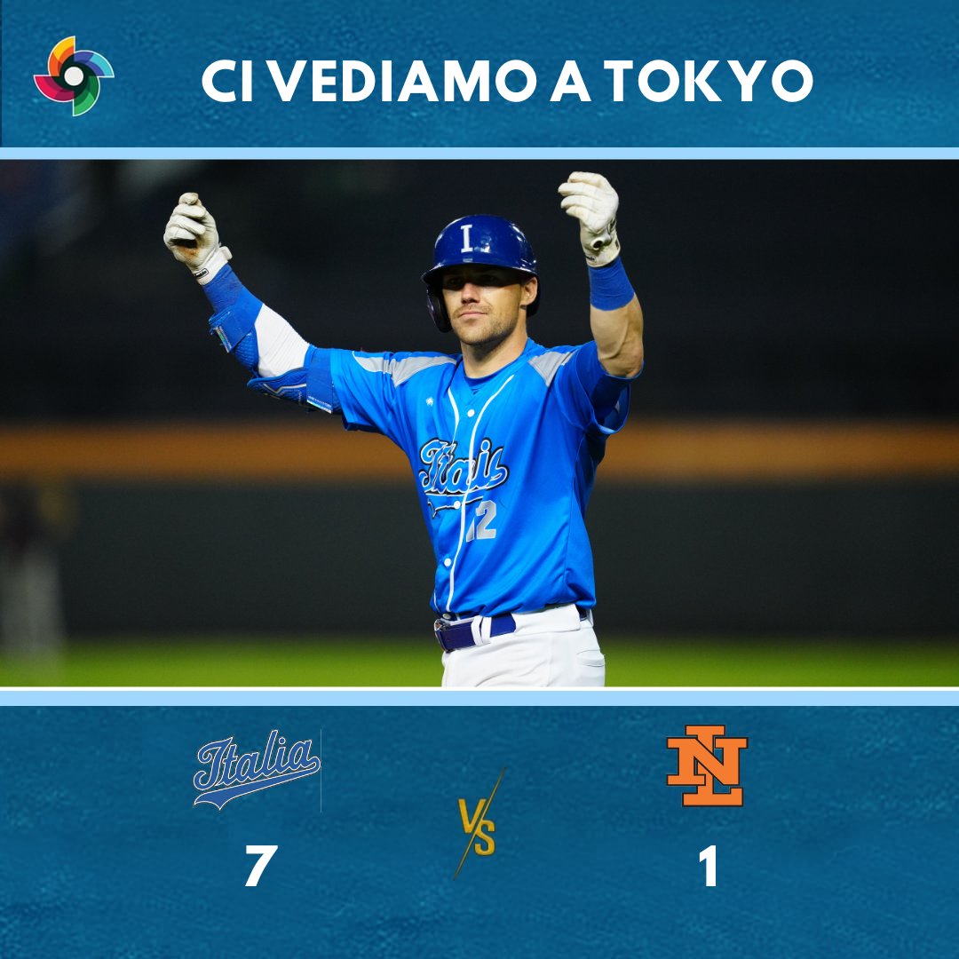 CI VEDIAMO A TOKYO!!💙💙

#WorldBaseballClassic  #ItaliaBaseball