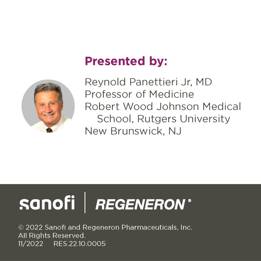 CalThoracic's tweet photo. On Sunday, March 19, 2023, join Dr. Reynold Panettieri Jr, MD, for his discussion on “The Clinical Implications of Uncontrolled Type 2 Inflammation in Asthma and COPD”. Sanofi and Regeneron Pharmaceuticals, Inc sponsor the talk.
⁣
See the program – https://t.co/MeseeWZlAI https://t.co/4Xzk833lci
