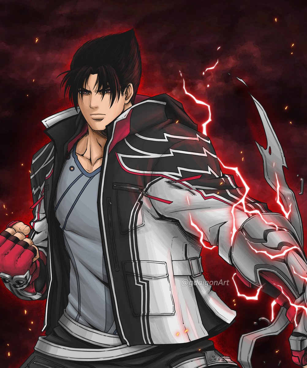 Jin Kazama ⛓️ #TEKKEN8 #tekken #fanart @TEKKEN @Harada_TEKKEN