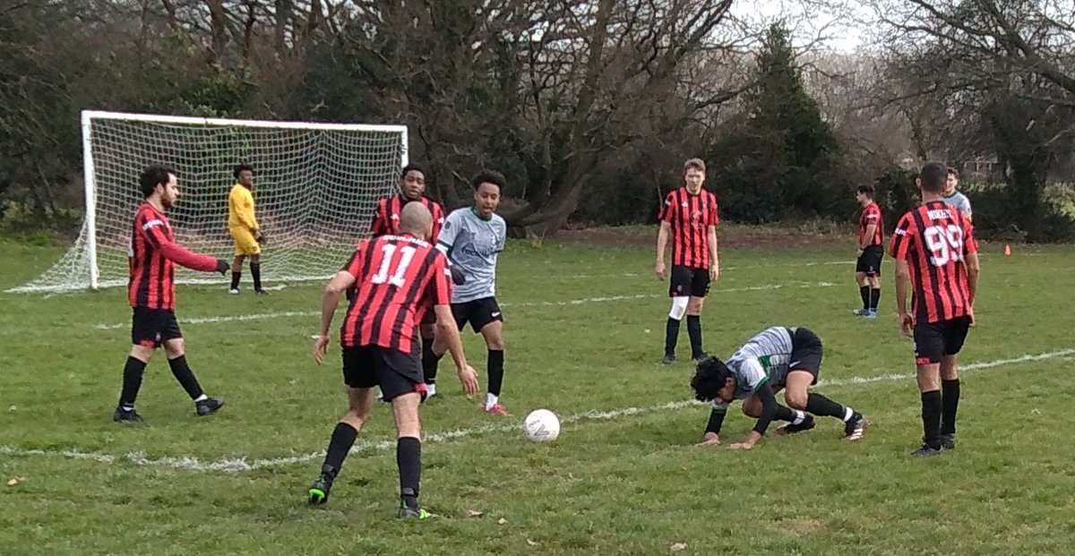 TonyIncenzo's tweet photo. Result of my Barnet Sunday League Division Six match today :

@AtleticoGrammar 1
@CamdenTownAFC 2

Attendance 4 (my headcount), teamsheet printed from FA Full-Time. Football grounds visited - 2,497

@BarnetLeague @LondonFA @NonLeagueCrowd @PeterRMiles https://t.co/PJYUk7Saub