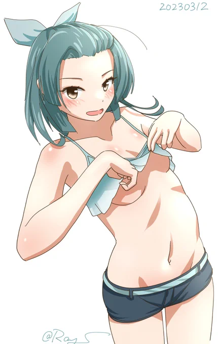 涼波#艦これ版深夜の真剣お絵描き60分一本勝負#艦これ版真剣お絵描き60分一本勝負_20230312 