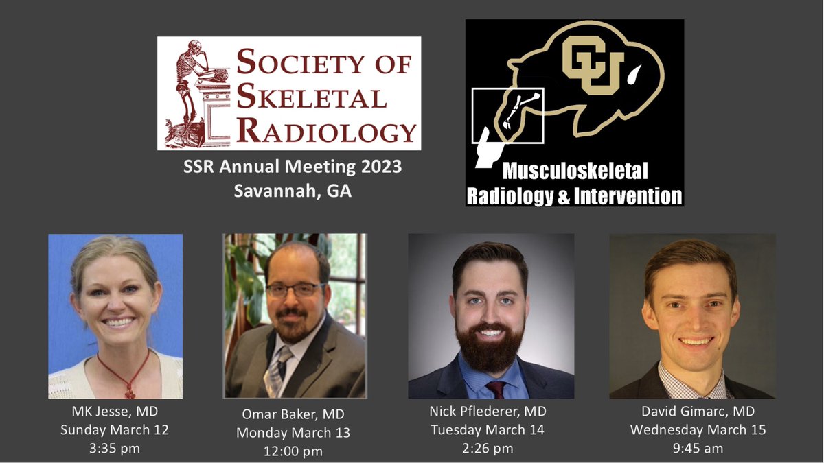 CU MSK Radiology (@cu_msk) on Twitter photo Check out our CU MSK speakers this year at #SSR2023!!!
<a href="/CURadiology/">CU Radiology</a> <a href="/curadresidents/">CU Radiology Residents</a> <a href="/Nick_Pflederer/">Nick Pflederer</a> #MSKRad Check out our CU MSK speakers this year at #SSR2023!!!
<a href="/CURadiology/">CU Radiology</a> <a href="/curadresidents/">CU Radiology Residents</a> <a href="/Nick_Pflederer/">Nick Pflederer</a> #MSKRad