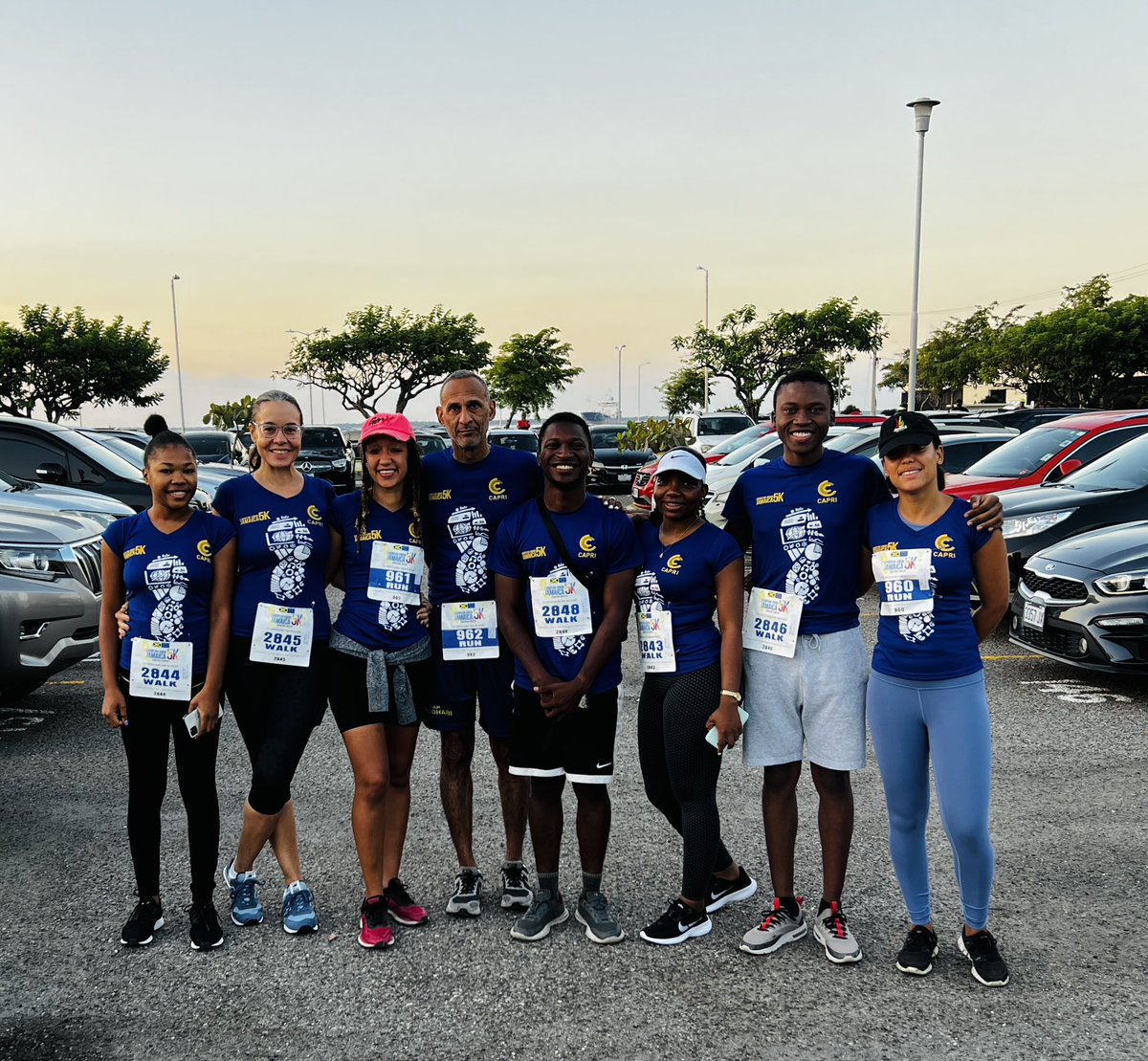 #TeamCAPRi turned out to support one its steadfast supporters <a href="/EUinJamaica/">The European Union in Jamaica</a> at their 5K this morning 🏃🏽‍♀️🏃🏾‍♂️